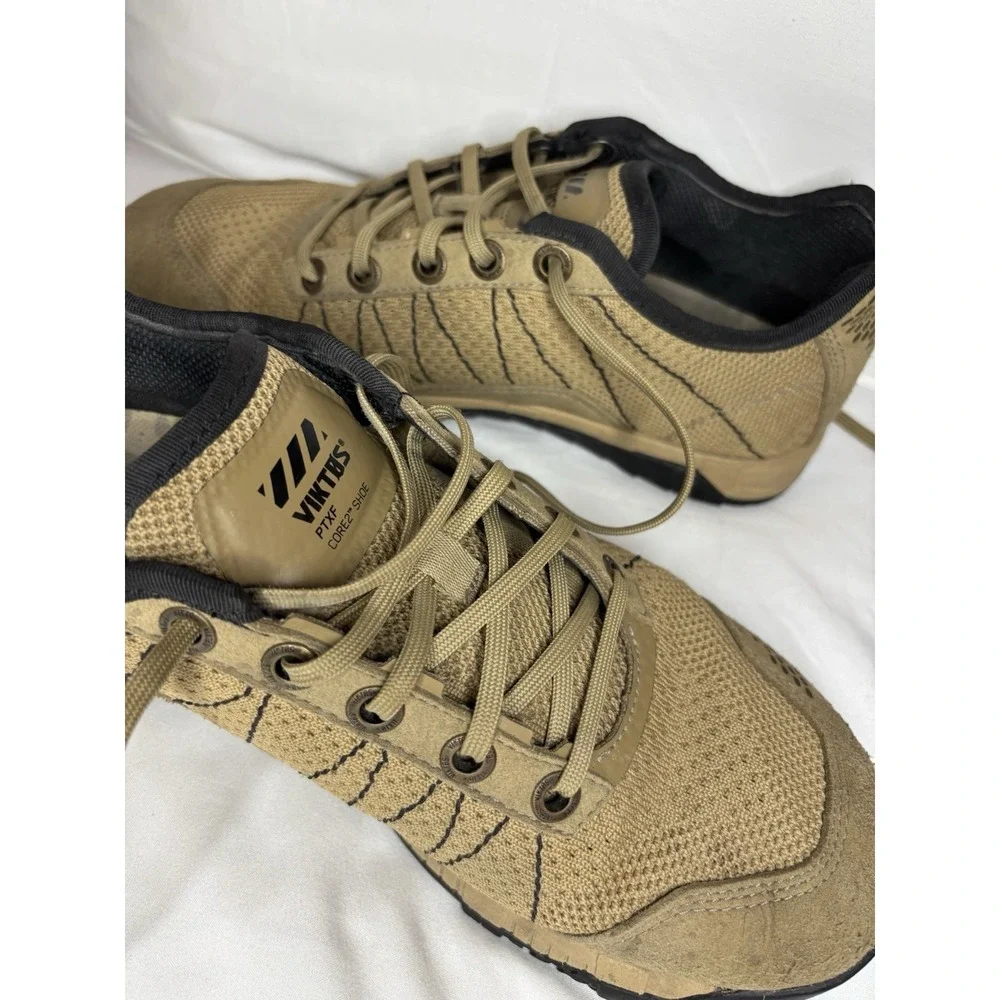 Viktos PTFX Core 2 Tactical Training Shoes Men Size 8.5 Lightweight Tan‎ Camo